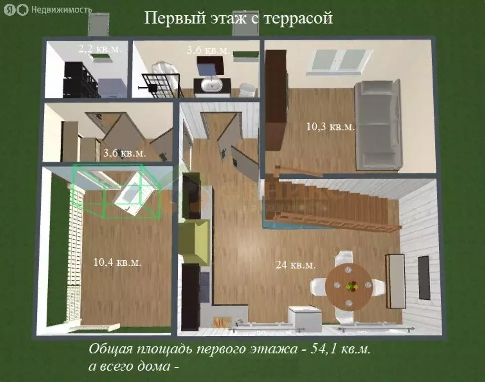 Дом в Ропшинское сельское поселение, коттеджный посёлок Ропшинская ... - Фото 2