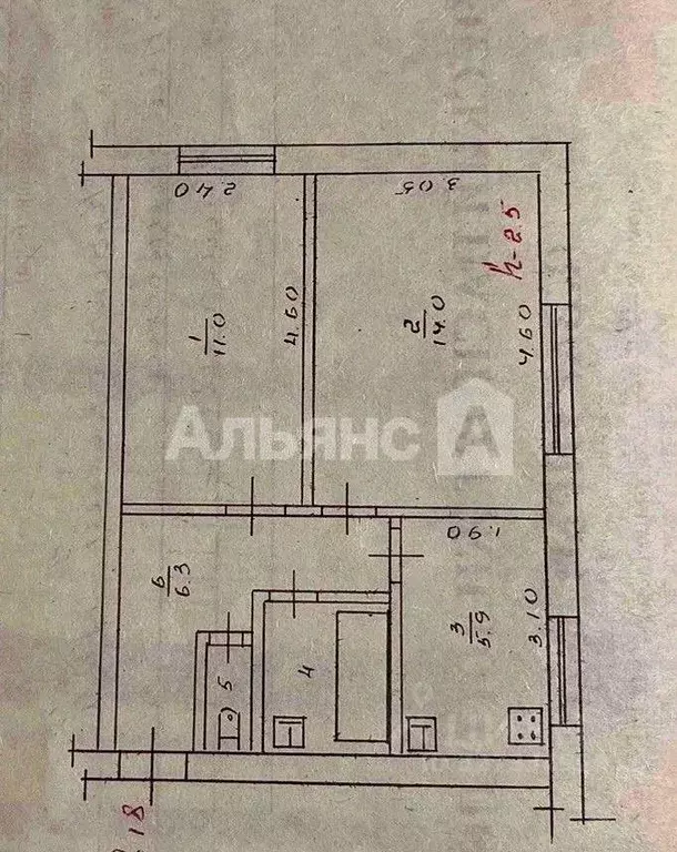 2-к кв. Краснодарский край, Тимашевск Пионерская ул., 106 (41.0 м) - Фото 1