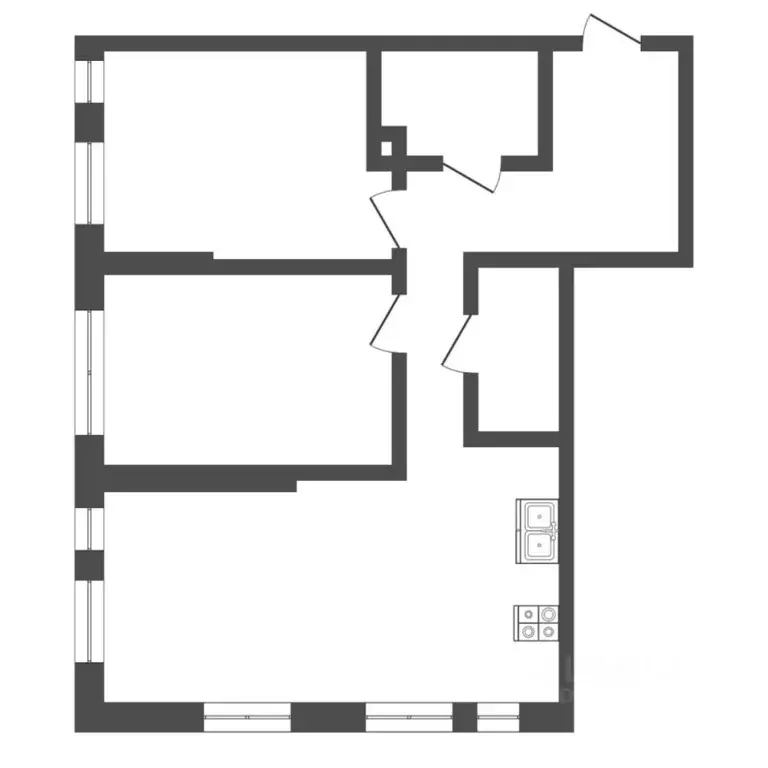 2-к кв. Тюменская область, Тюмень ул. Тимофея Чаркова, 87 (74.2 м) - Фото 2