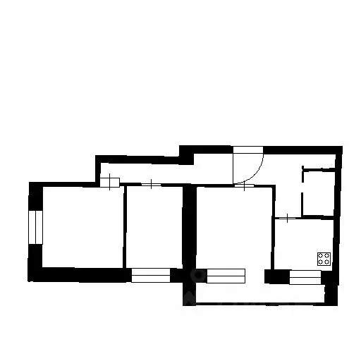 3-к кв. Татарстан, Казань ул. Лукина, 17 (71.1 м) - Фото 2