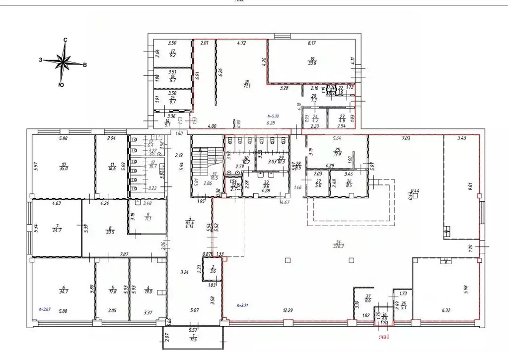 Помещение свободного назначения в Москва Люблинская ул., 64 (1644 м) - Фото 2