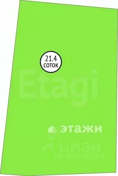 Участок в Свердловская область, Тугулым пгт ул. Советская, 91 (21.4 ... - Фото 1