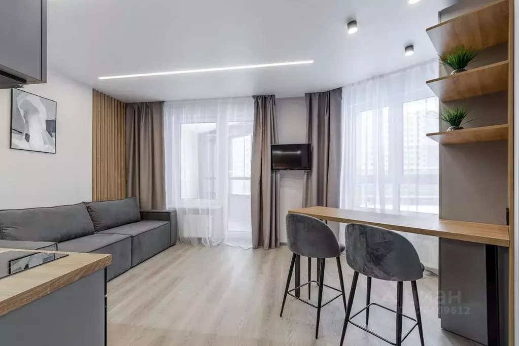 Студия Санкт-Петербург ул. Чирикова, 5 (28.3 м) - Фото 1