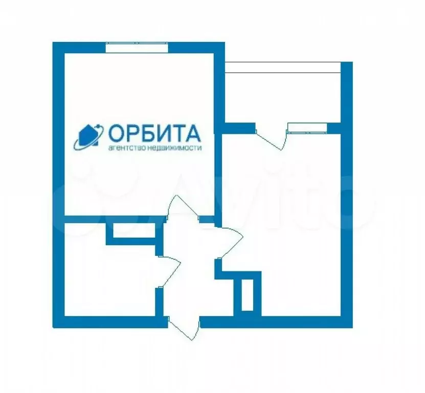 1-к. квартира, 36 м, 1/17 эт. - Фото 0