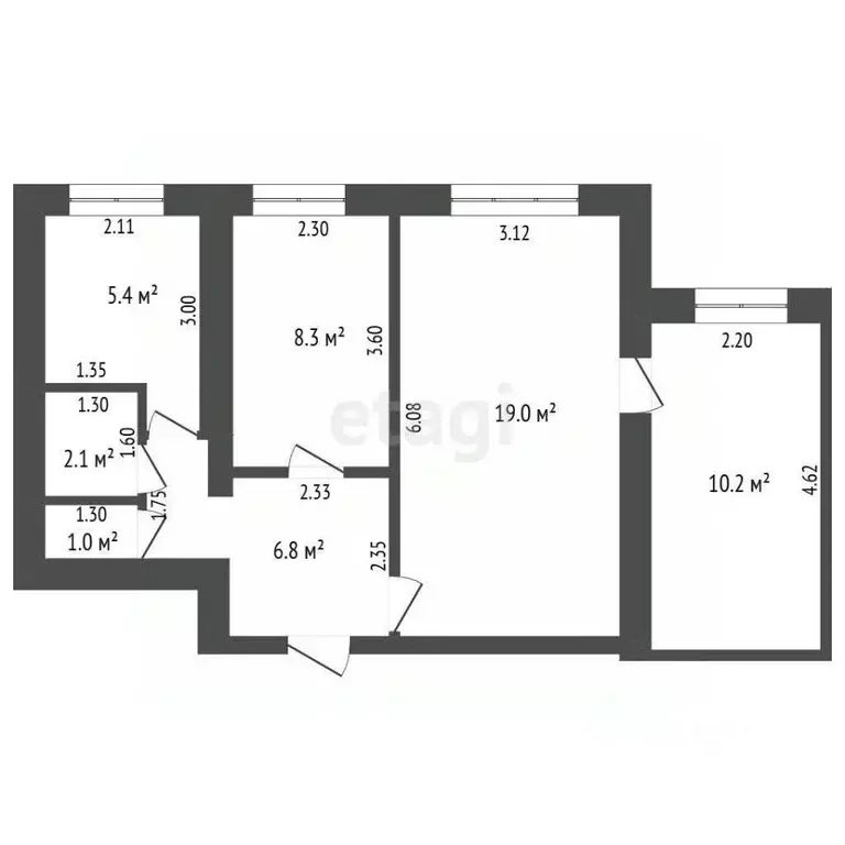 Дом в Башкортостан, Стерлитамакский район, Отрадовский сельсовет, с. ... - Фото 1