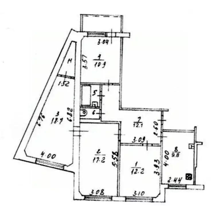 4-к кв. кировская область, киров луганская ул, 64 (87.3 м) - Фото 1