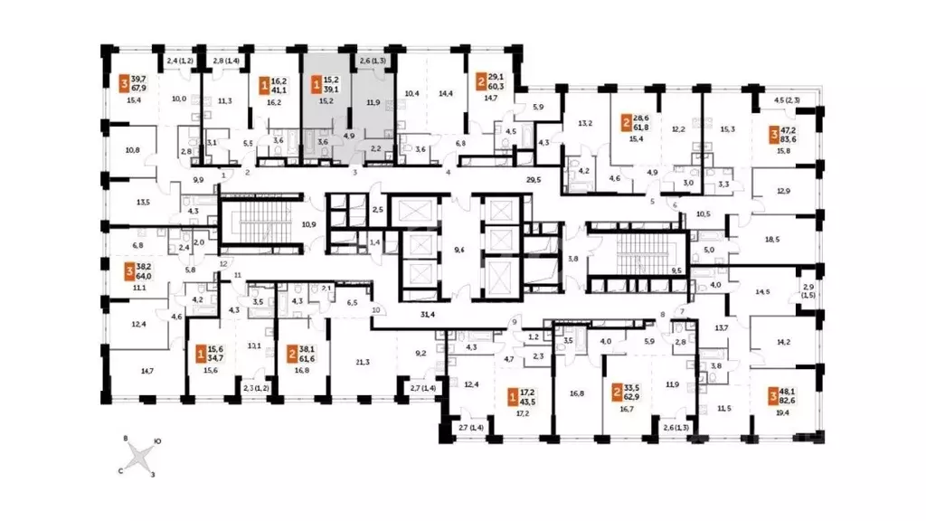 1-к кв. Москва Шелепихинская наб., 40к3 (39.1 м) - Фото 1
