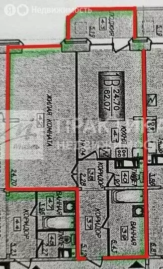 1-комнатная квартира: Дзержинский, Угрешская улица, 34 (59.4 м) - Фото 1