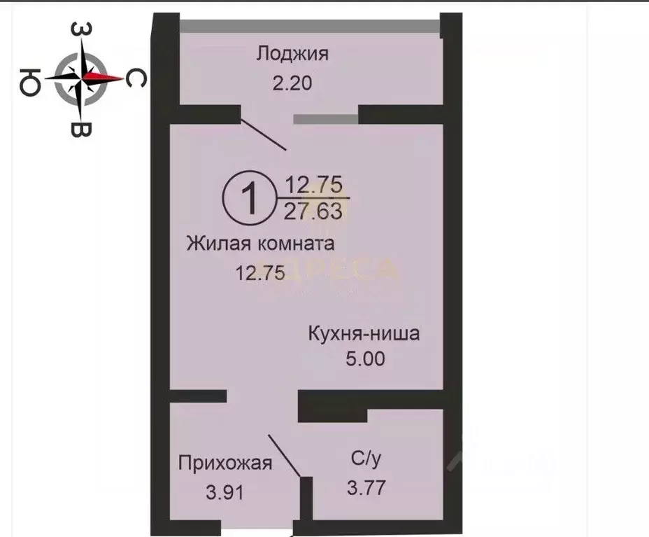 Студия Оренбургская область, Оренбург Новое Оренбуржье жилой комплекс ... - Фото 0