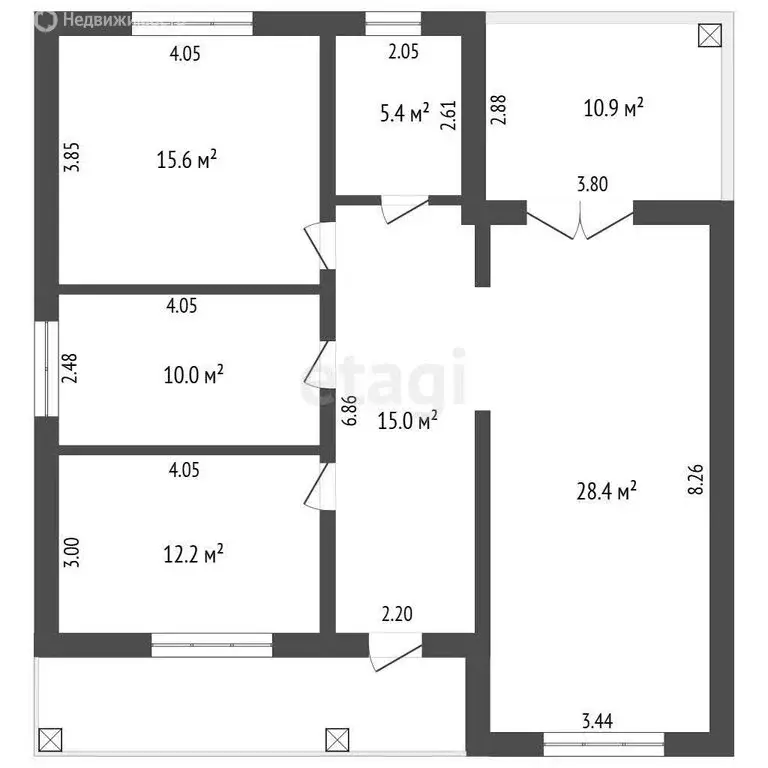 Дом в Новобессергеневка, Сибирская улица (118.5 м) - Фото 0