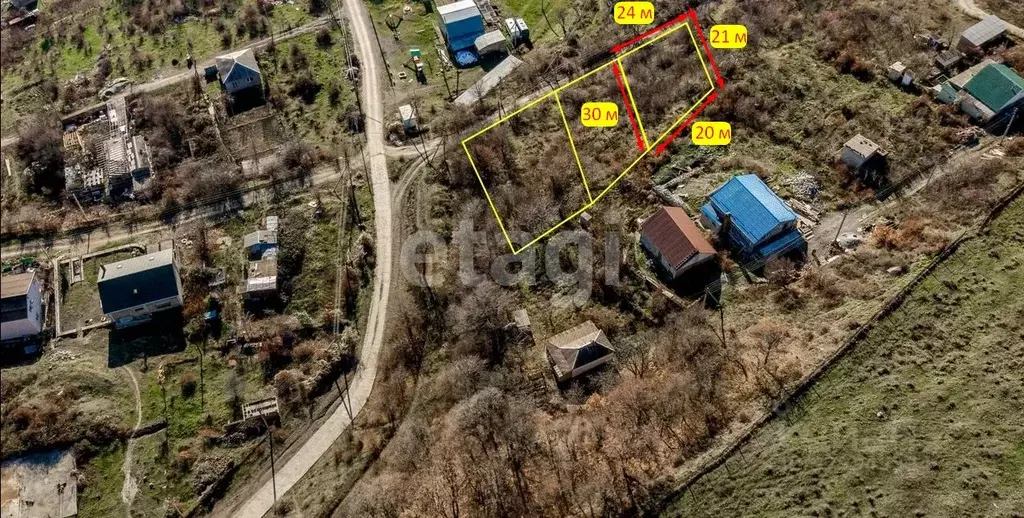 Участок в Крым, Ялта муниципальный округ, Краснокаменка пгт ул. Имени ... - Фото 1