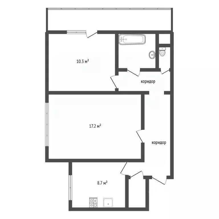 2-к кв. Воронежская область, Воронеж ул. Танеева, 9 (55.7 м) - Фото 0