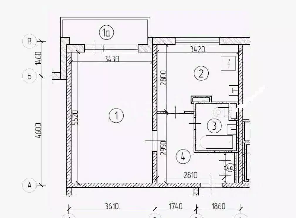 1-к кв. Москва Новокосинская ул., 8К1 (38.0 м) - Фото 2