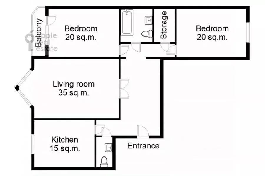 3-к кв. Москва Зоологическая ул., 26С2 (110.0 м) - Фото 1