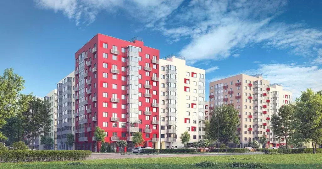 2-к кв. Ленинградская область, Всеволожский район, Заневское городское ... - Фото 2