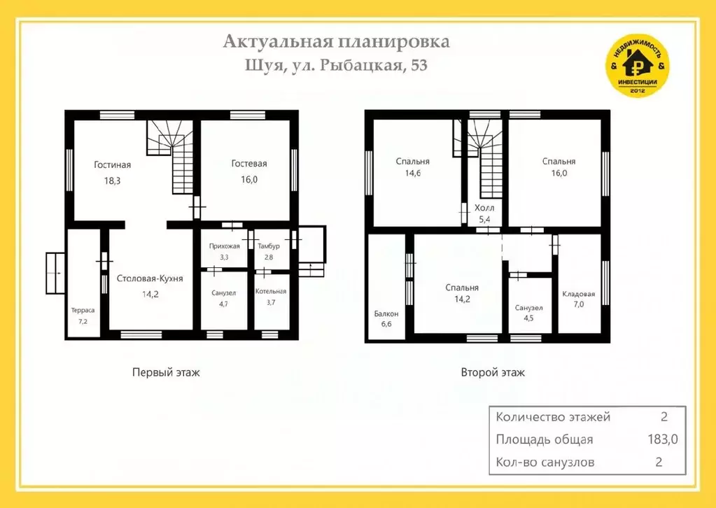 Дом в Карелия, Прионежский район, пос. Шуя ул. Рыбацкая, 51 (183 м) - Фото 1