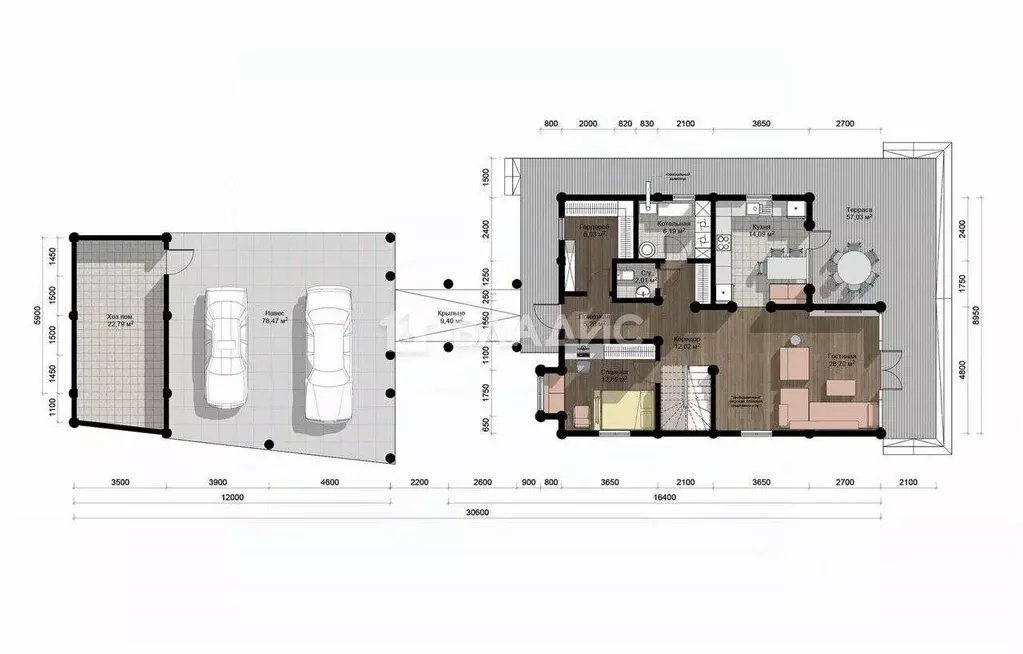 Дом, 165.5 м - Фото 1