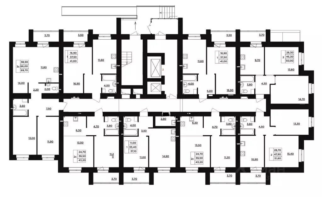 1-к кв. Волгоградская область, Волгоград Варшавская ул., 10 (41.0 м) - Фото 2