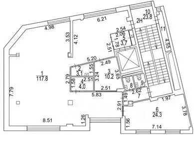 Офис в Москва Мясницкая ул., 50 (198 м) - Фото 2