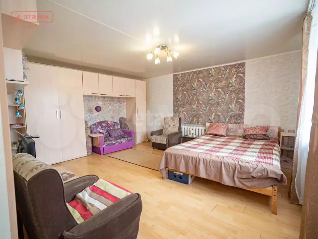 1-к. квартира, 32 м, 3/3 эт. - Фото 1