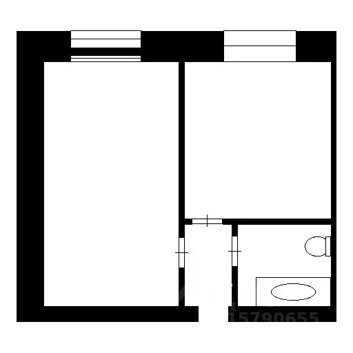 2-к кв. Самарская область, Сызрань ул. Мира, 1 (36.0 м) - Фото 1