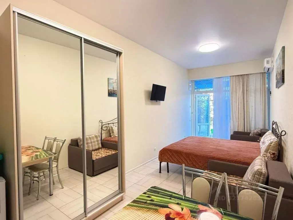 1-к кв. Крым, Алушта муниципальный округ, пос. Семидворье, Волна мкр ... - Фото 1