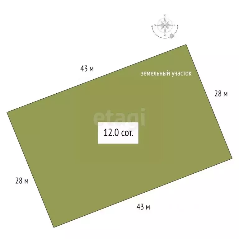 Участок в Алтай, Чемальский район, с. Анос  (12.0 сот.) - Фото 2