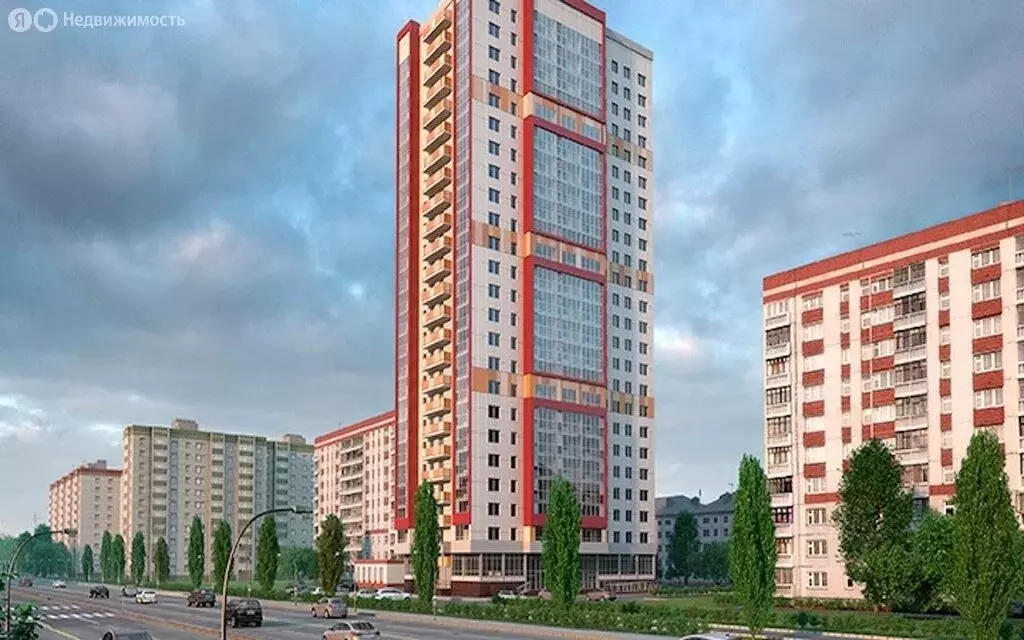 Квартира-студия: Казань, 2-я Юго-Западная улица, 39 (31.9 м) - Фото 1