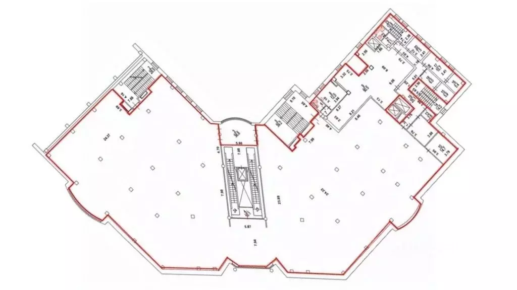 Помещение свободного назначения в Москва Митинская ул., 36к1 (1500 м) - Фото 1