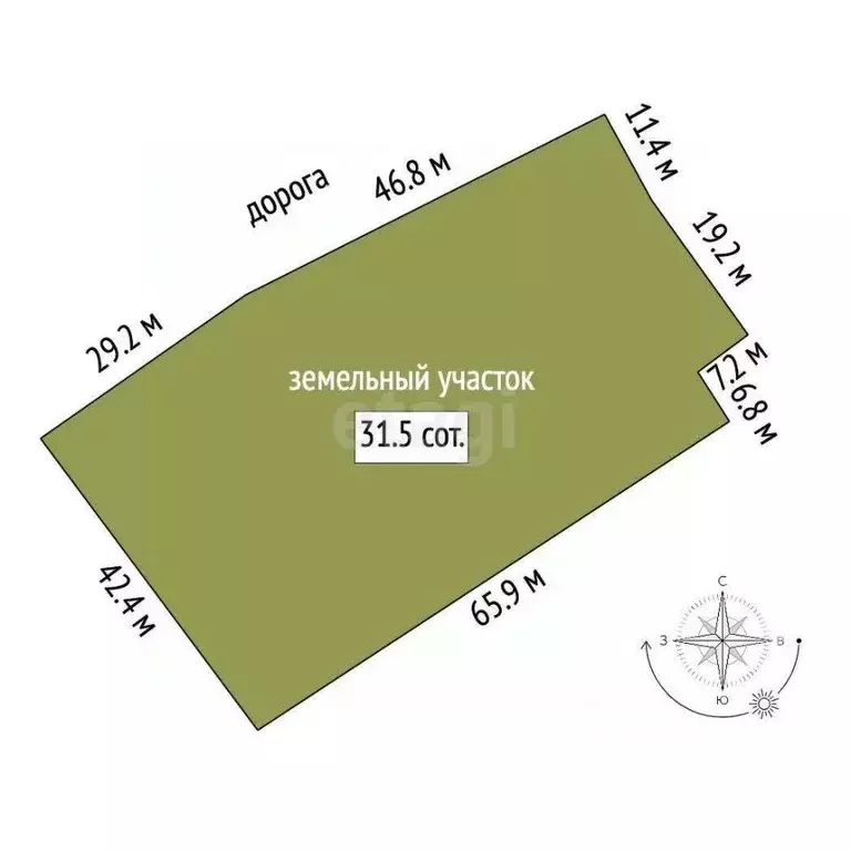 Участок в Ханты-Мансийский АО, Ханты-Мансийск ул. Карла Маркса (31.5 ... - Фото 2