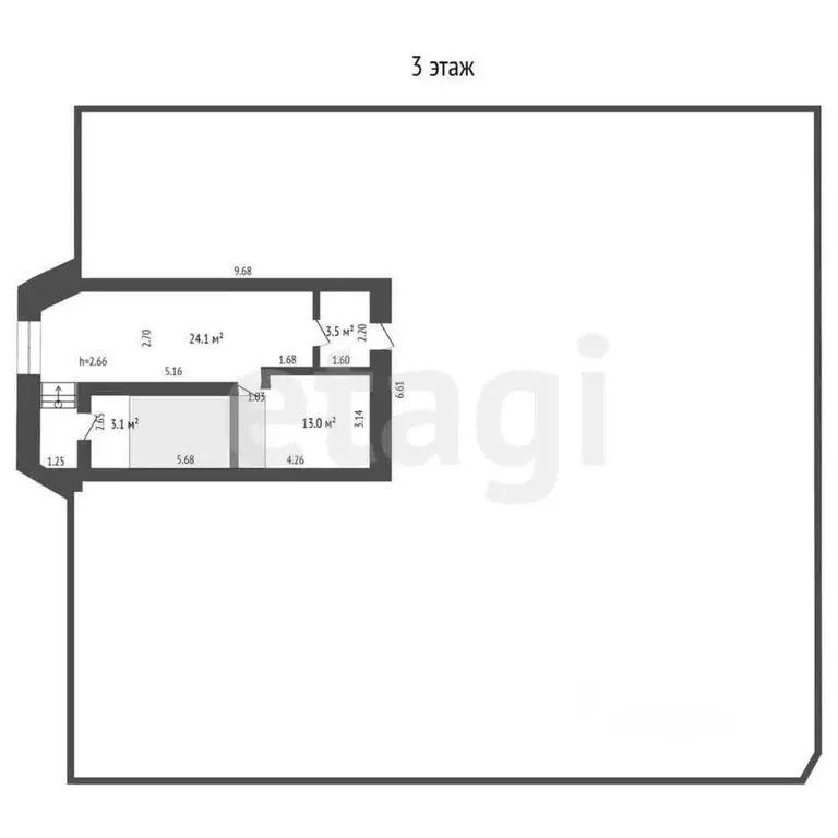 Офис в Омская область, Омск ул. 2-я Совхозная, 25 (910 м) - Фото 1