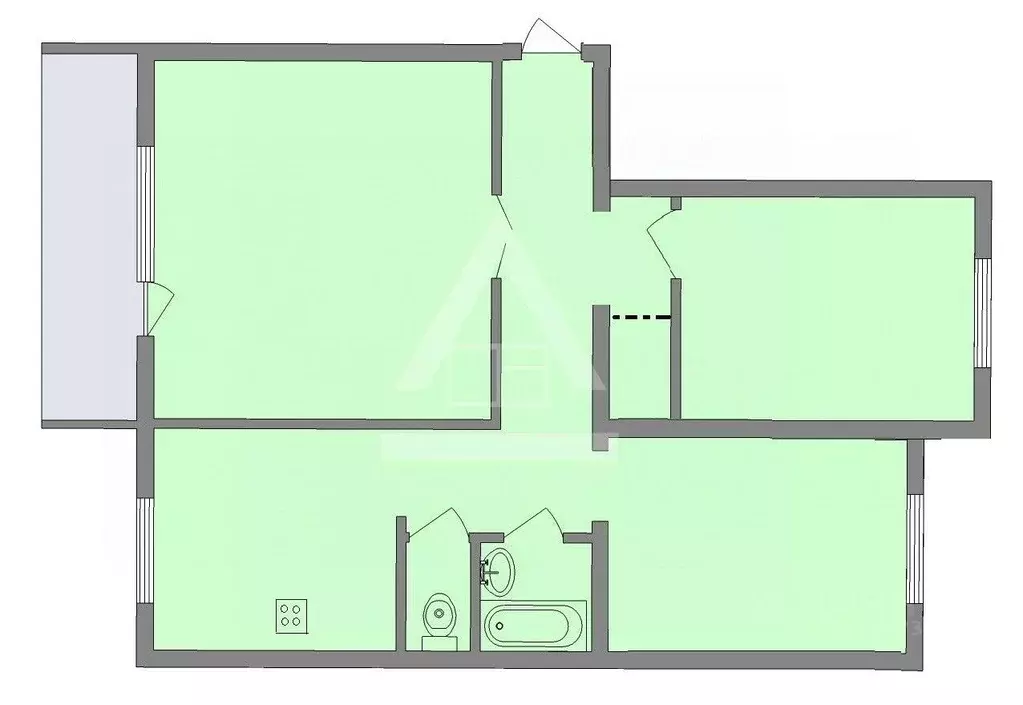 3-к кв. Челябинская область, Челябинск ул. Энгельса, 99А (70.3 м) - Фото 2