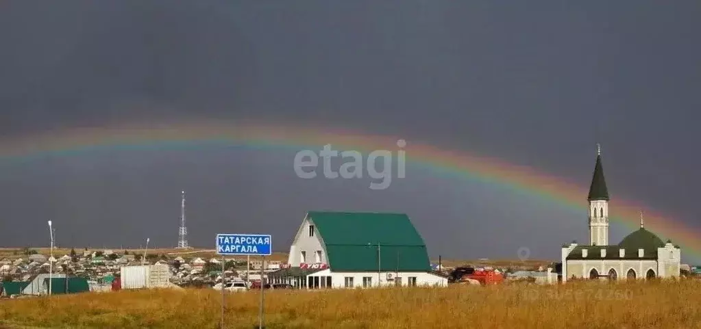 Участок в Оренбургская область, Сакмарский район, с. Татарская Каргала ... - Фото 0