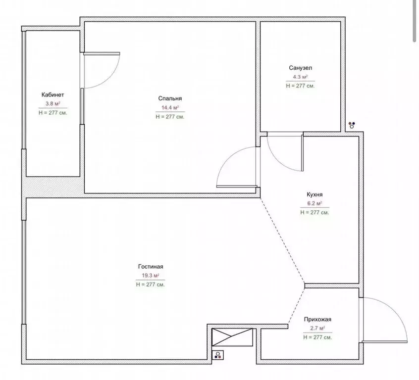 1-комнатная квартира: Москва, улица Коминтерна, 15с2 (50 м) - Фото 1