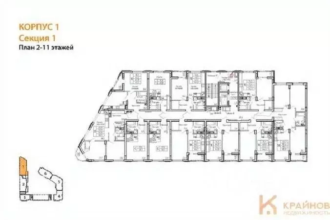2-к кв. Воронежская область, Воронеж бул. Содружества, 1 (64.9 м) - Фото 2