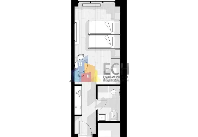 Квартира-студия: Одинцово, улица Чистяковой, 8к2 (22.58 м) - Фото 0