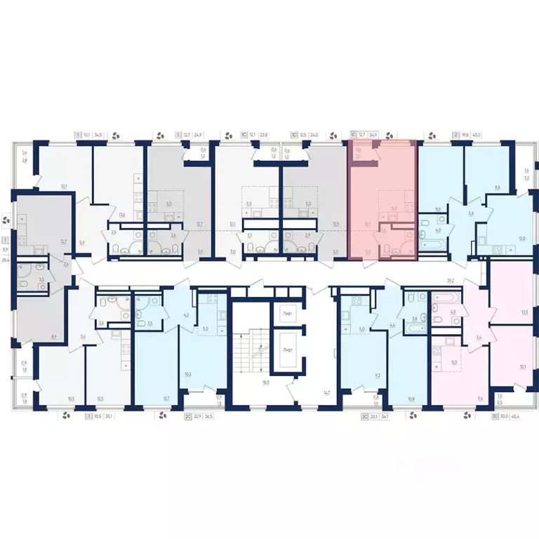 1-к кв. Башкортостан, Уфа бул. Яркий (24.9 м) - Фото 1