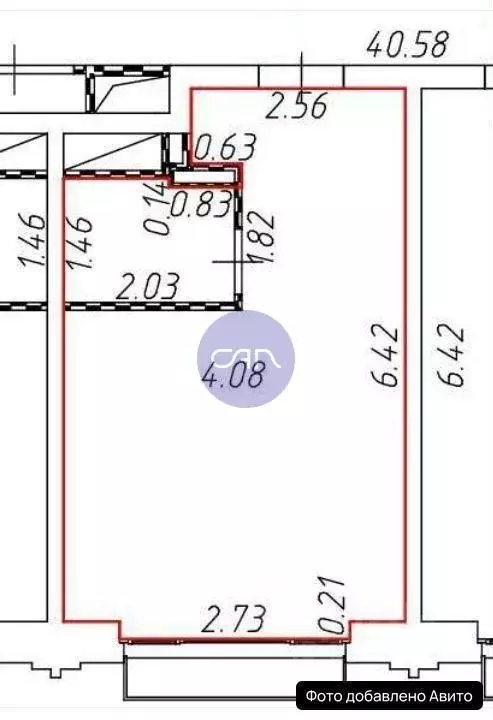 Студия Москва Окружной проезд, 10Б (24.4 м) - Фото 2