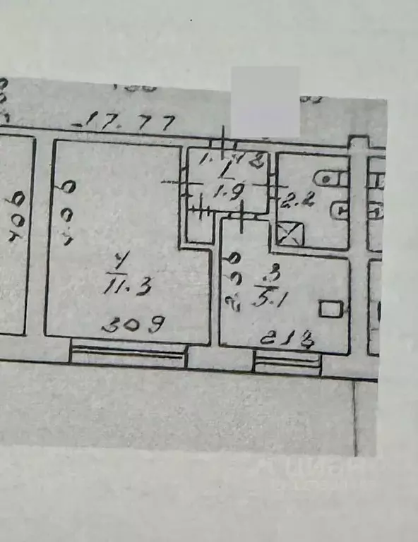 1-к кв. Астраханская область, Астрахань Боевая ул., 66Б (20.8 м) - Фото 2