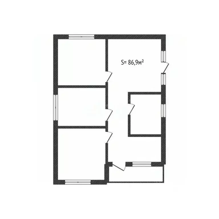 Дом в Брянская область, Брянск ул. Металлургов (87 м) - Фото 1