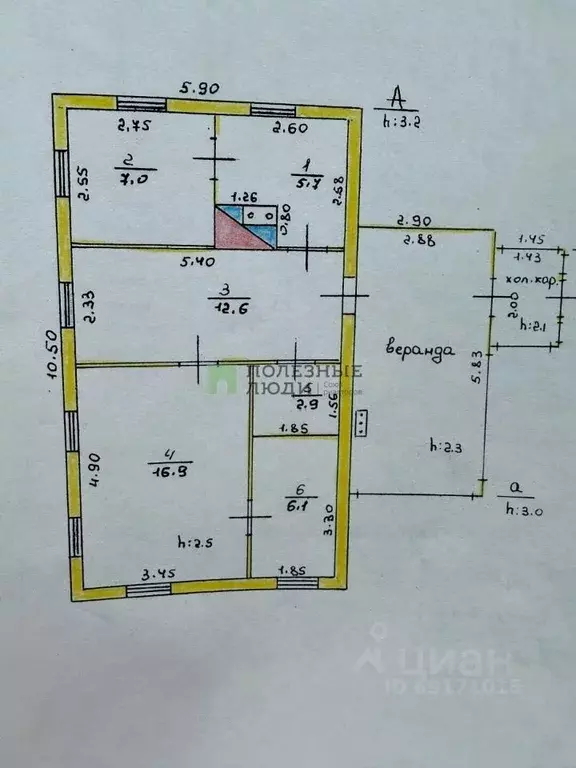 Дом в Орловская область, Колпна пгт ул. Грекова, 11 (71 м) - Фото 2