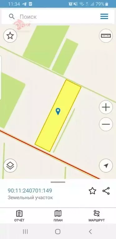 Участок в Крым, Сакский район, с. Штормовое  (800.0 сот.) - Фото 1