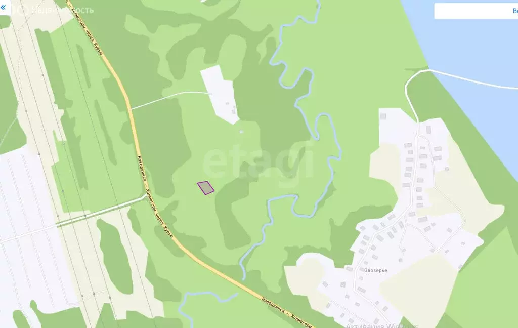 Участок в Архангельская область, Приморский муниципальный округ, ... - Фото 1