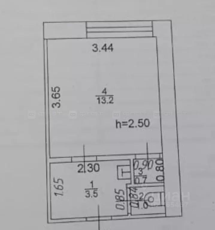 Студия Татарстан, Казань Гвардейская ул., 48к2 (18.6 м) - Фото 1