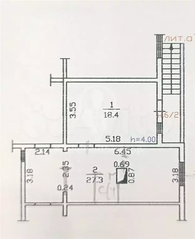 Продам помещение свободного назначения, 45.7 м - Фото 0