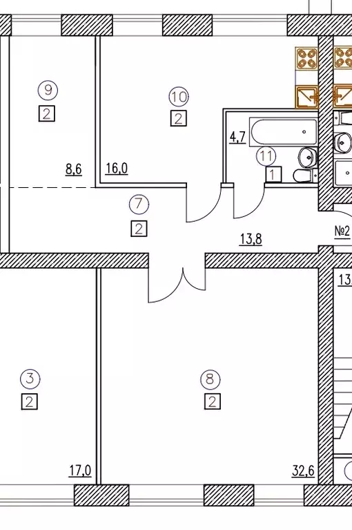 Продаётся 3-к квартира, 75.7 м - Фото 0
