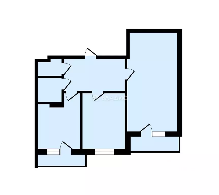2-к кв. Владимирская область, Владимир ул. Родионовка, 4А (61.4 м) - Фото 1