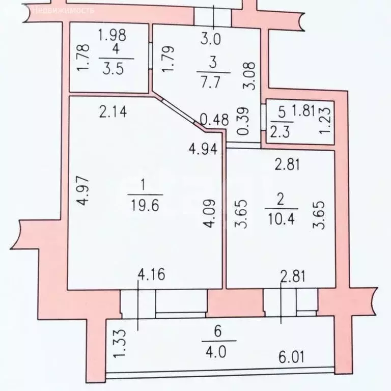 1-комнатная квартира: Казань, 2-я Азинская улица, 1В (43.5 м) - Фото 1