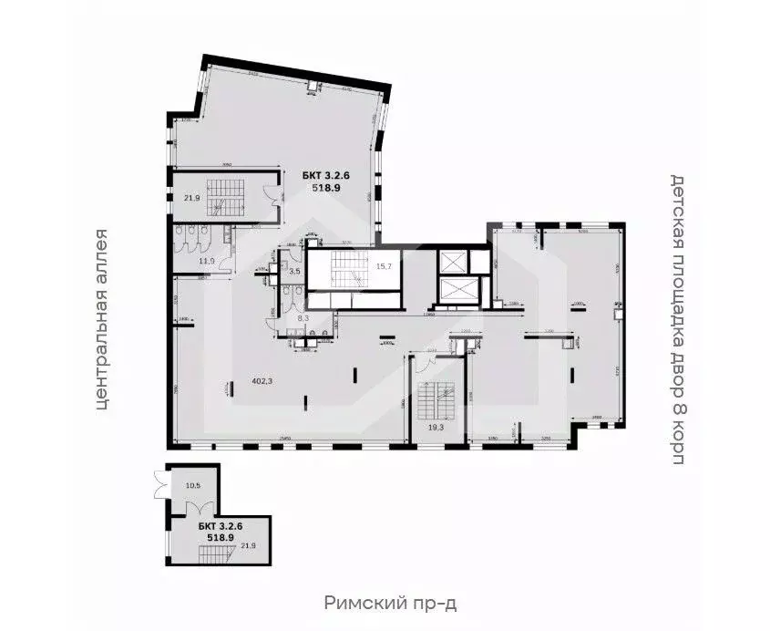 Торговая площадь в Московская область, Ленинский городской округ, пос. ... - Фото 2