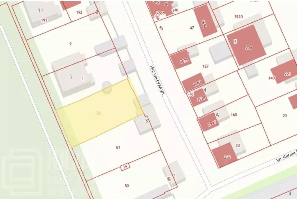 Участок в Волгоградская область, Волгоград Ингульская ул., 7 (8.8 ... - Фото 2